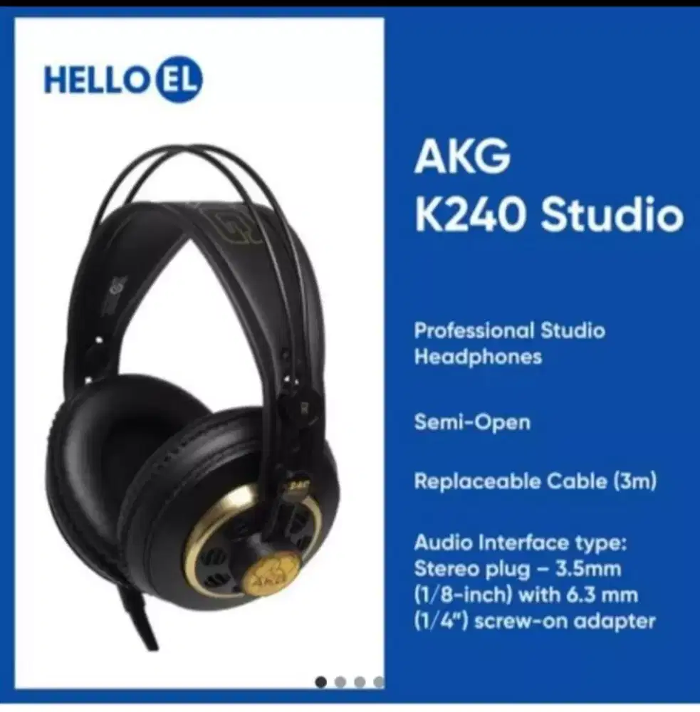 Suplier Headphone AKG K 240 studio ( original )