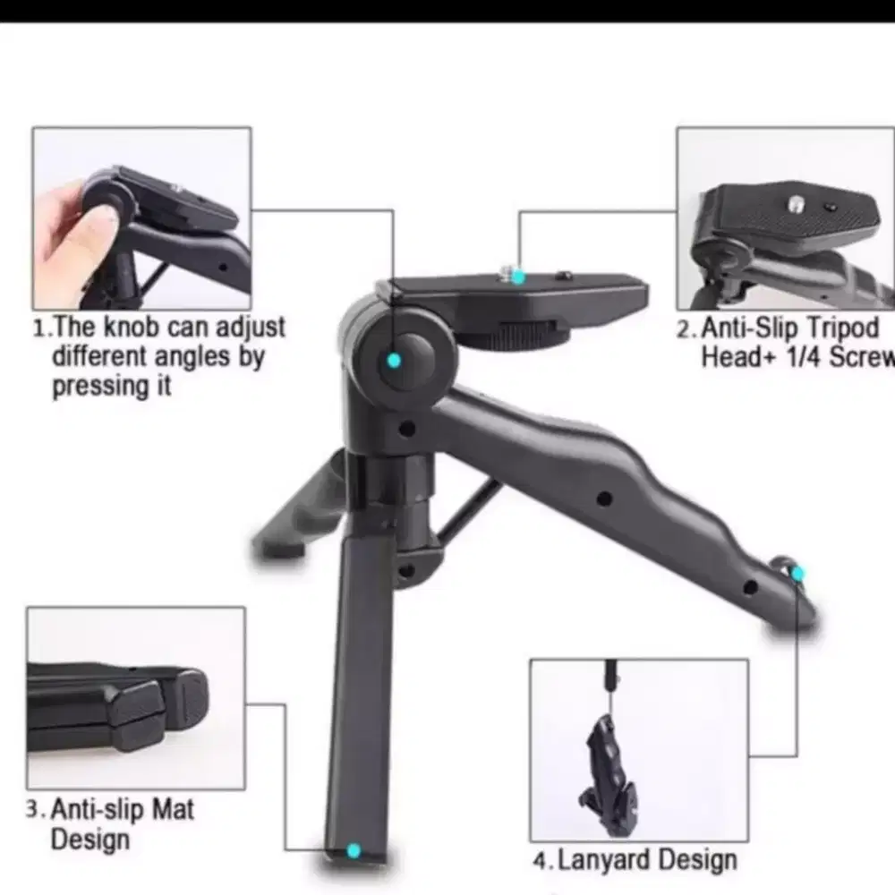 Tripod mini for smartphone action cam kamera go pro