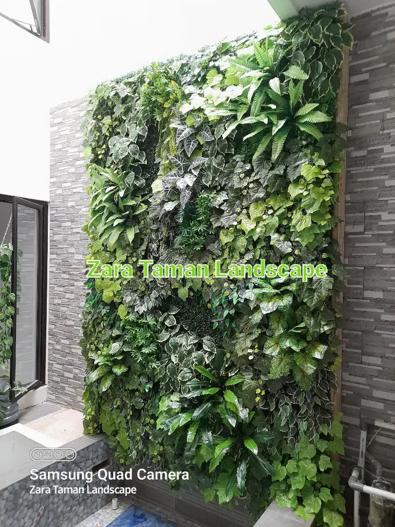 Vertical Garden Artificial | Taman Vertical Sintetis | Green Wall