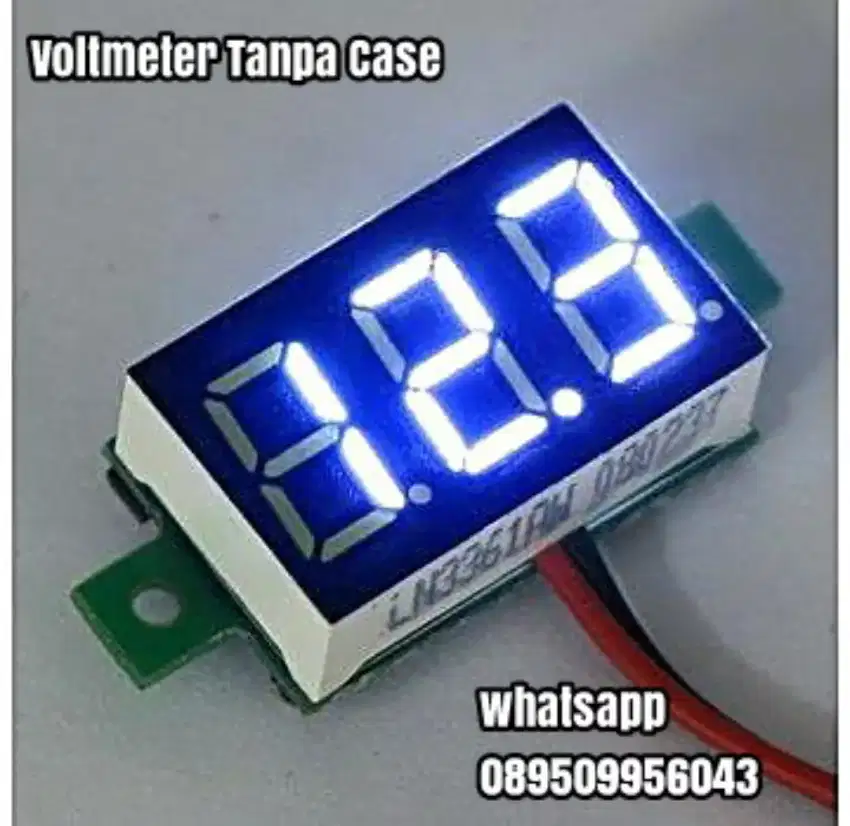 voltmeter mini pengukur aki [Mlati]