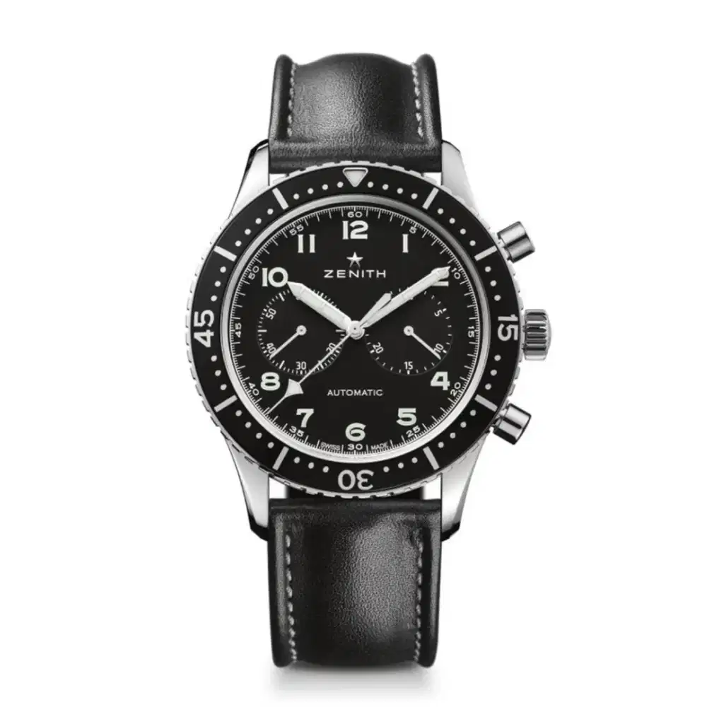 Zenith Chronometro Tipo CP-2, Black Dial Limited Edition - New in Box