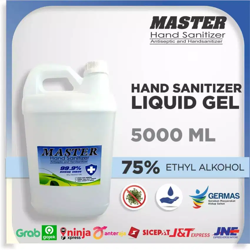 Hand sanitizer Gel  handsanitizer jel refil 5 liter