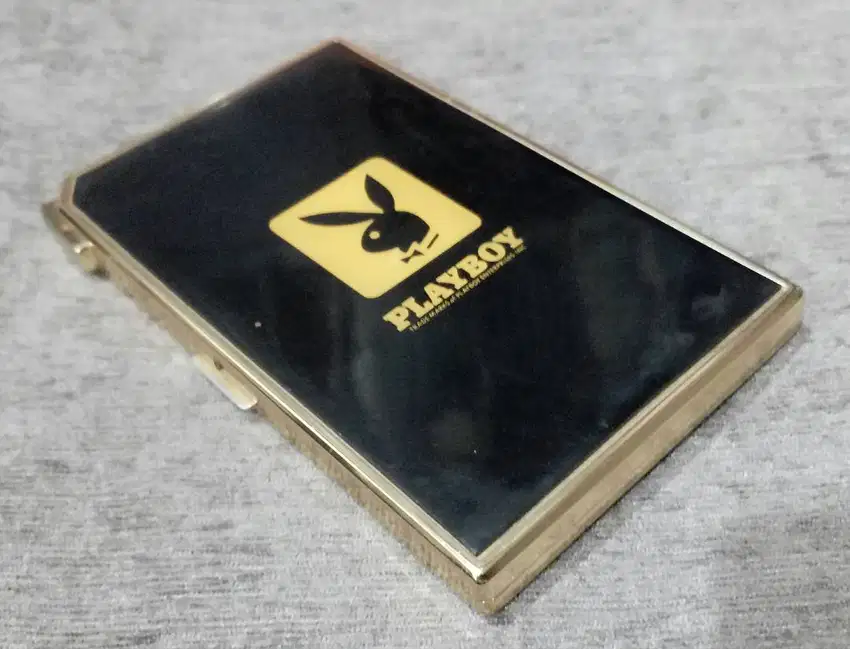 PLAYBOY  cigarettes case with lighter - kotak rokok saku dengan korek