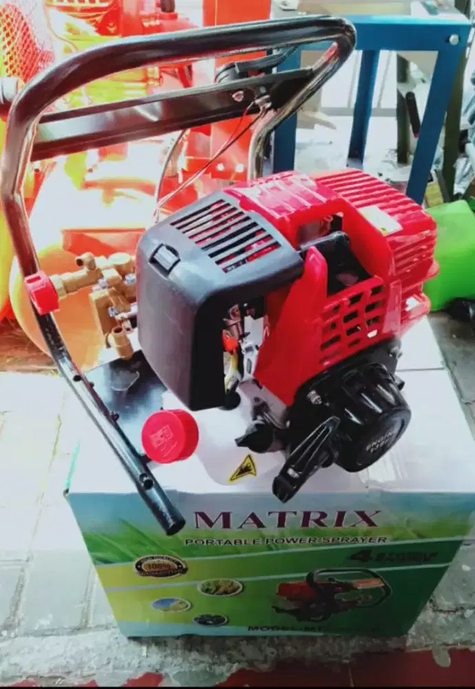 (RUMAH TEKNIK JOGJA)mesin power sprayer 4 tak portable