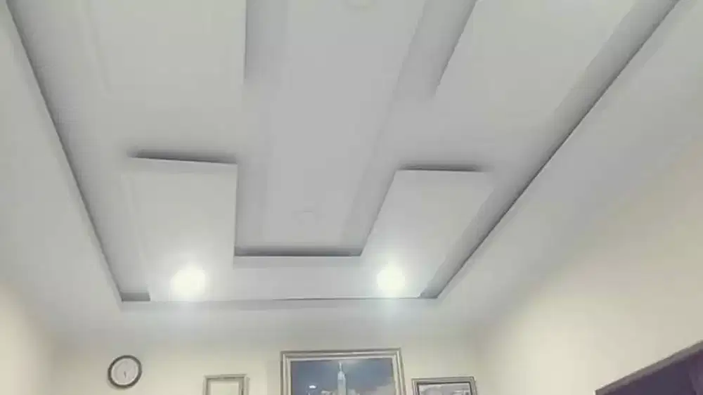 Pasang plafon Gypsum bahan dan jasa