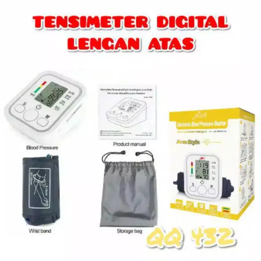 Alat Ukur Tekanan Darah Tensimeter Digital Lengan Atas Akurat danMurah