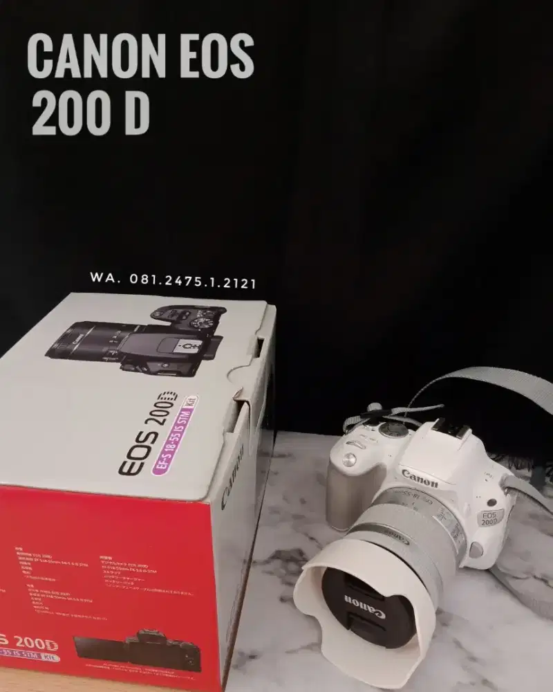 Canon 200D / 200 D White