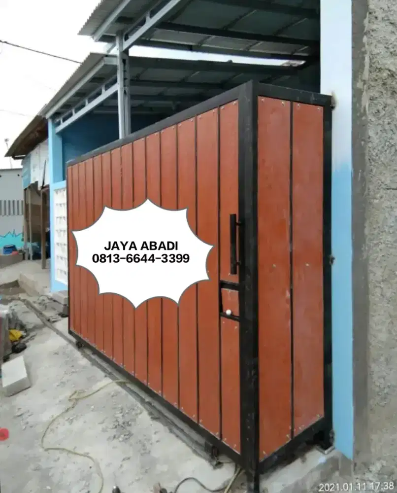 Pintu pagar motif grc 07
