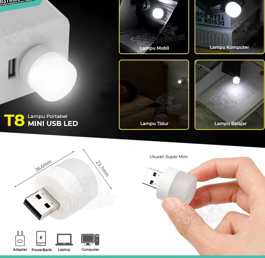 Bohlam Led Mini USB Malang Kota Gratis Antar