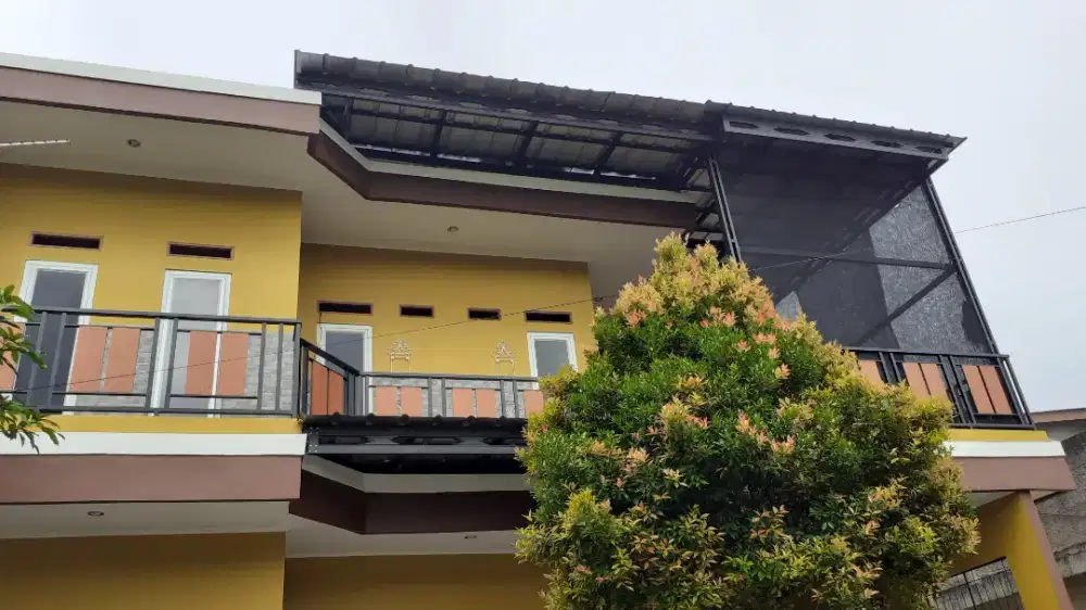 Kanopi Baja Ringan Atap Spandek Berpasir Bogor