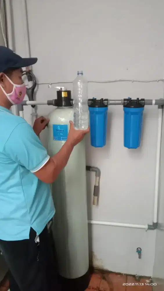 Filter saringan air kuning zat besi berminyak keruh butek bau dll