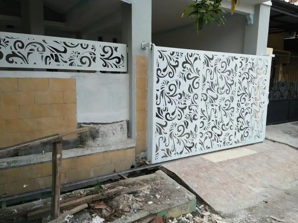Pagar Rumah Mewah Berkelas Pagar Plat Cutting