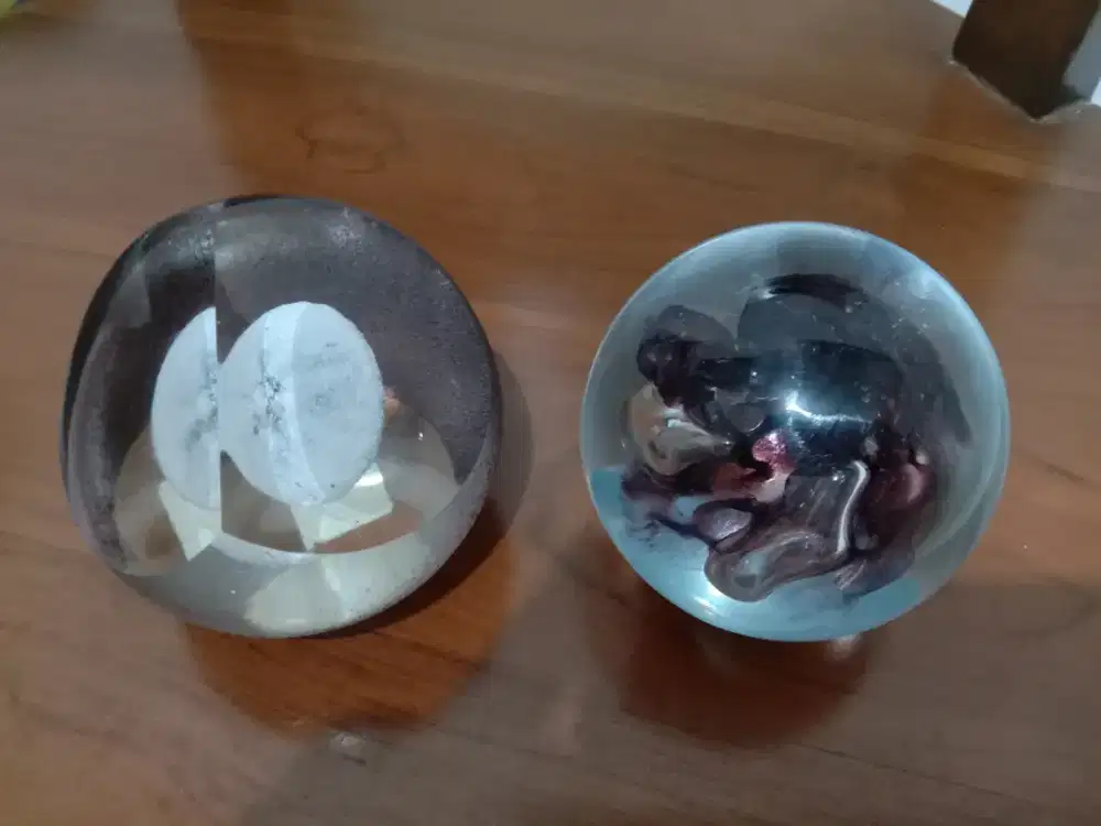 2Moon Ball Crystal Led - motif jamur, bunga