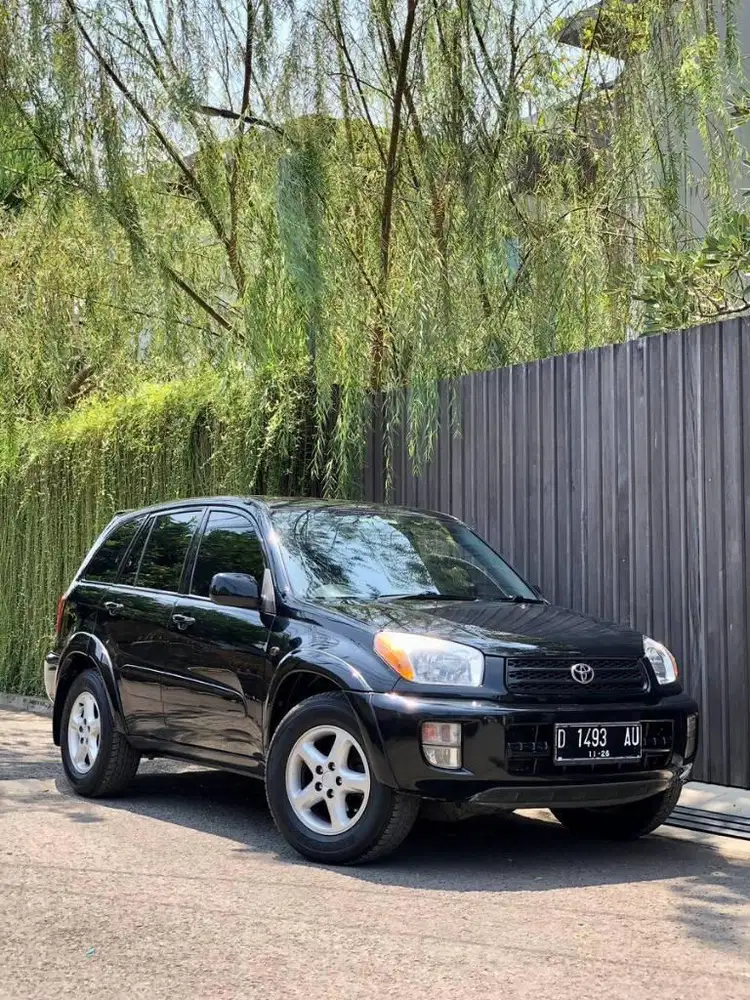 Toyota Rav4 AWD 2.0 AT 2002 hitam suv 4x4 Rav 4 sunroof - Mobil Bekas ...