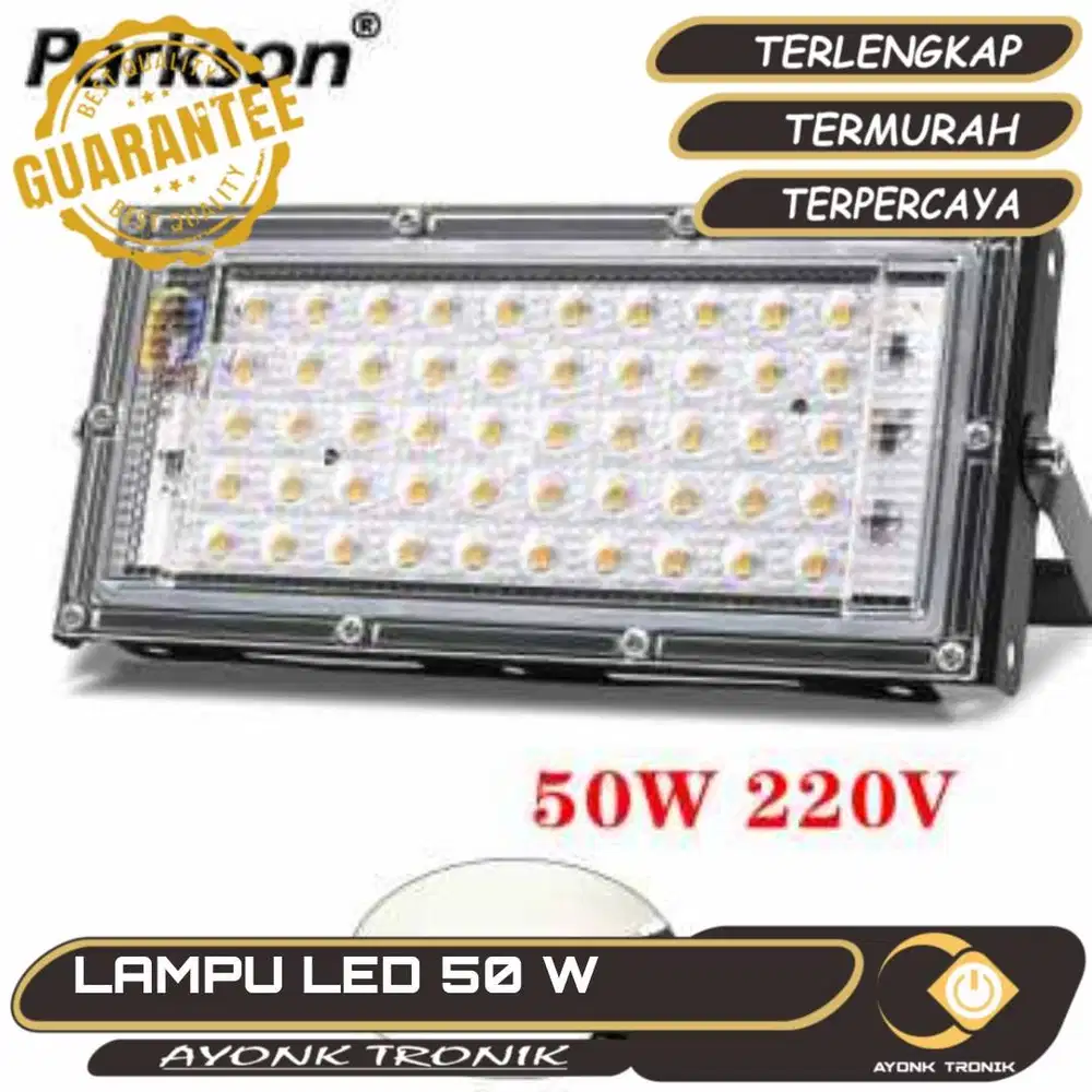 Parkson Lampu LED Sorot Flood Light 4500 Lumens 50W Cool White - A8