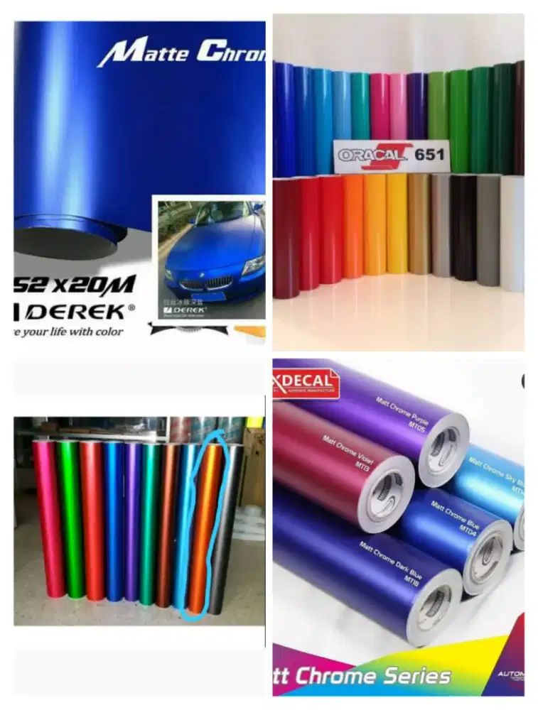 Pasang sticker wrapping motor mobil murah