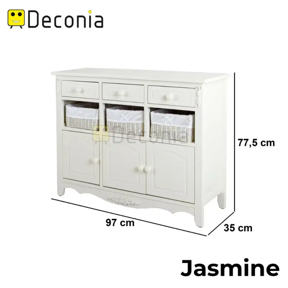 Deswar kayu solid 100x40x80