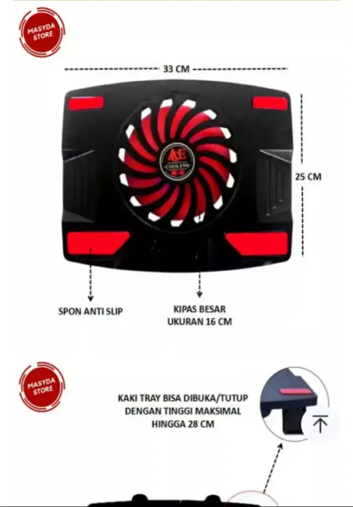 Pendingin/ Cooling Pad untuk Lap top