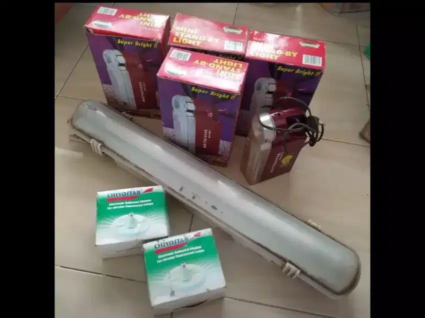 [RUSAK] Paket Lampu Emergency Darurat Mati Lampu Charging Lamp