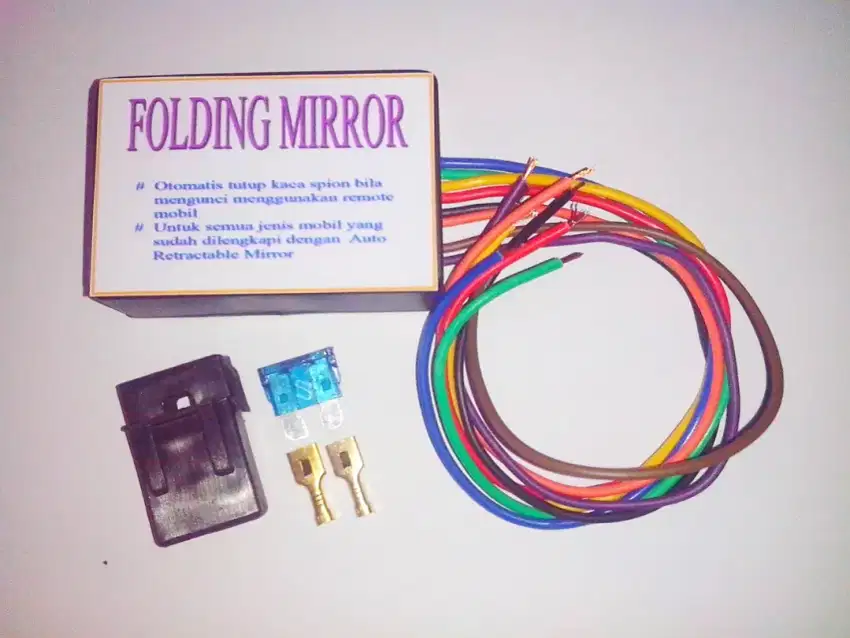 Modul spion lipat/Folding Mirror(Otomatis lipat saat tutup dg Remote)