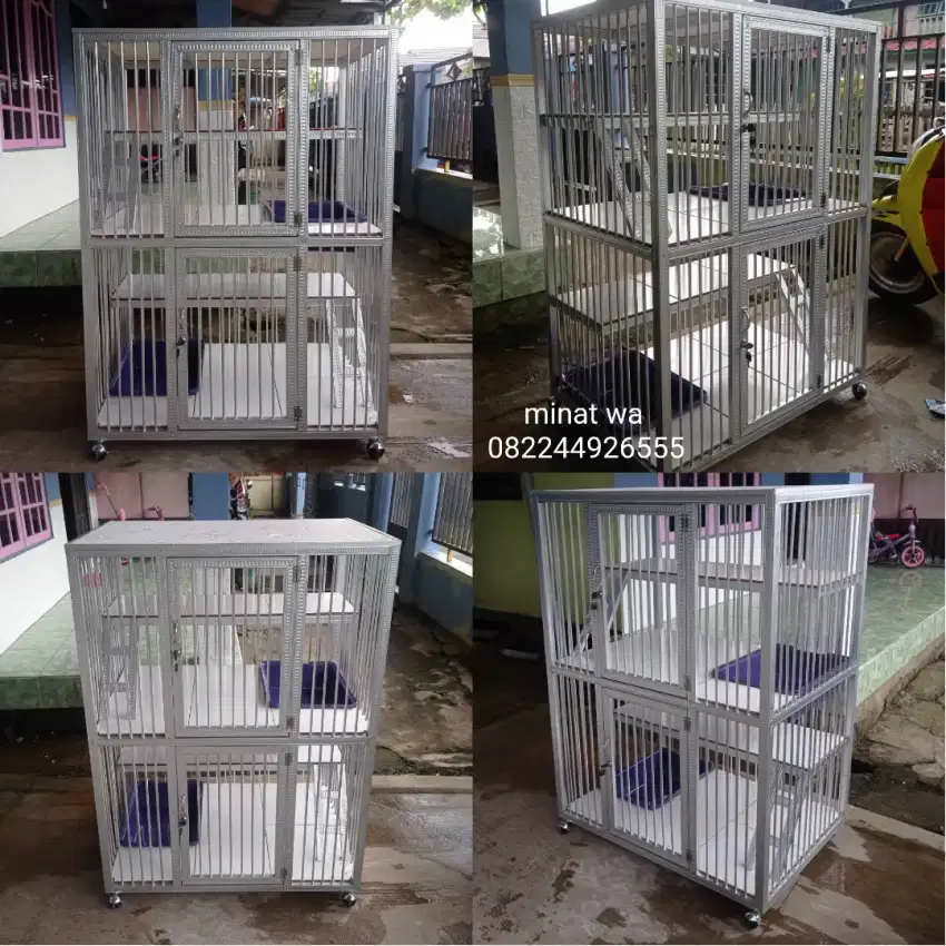 Kandang kucing 2pintu