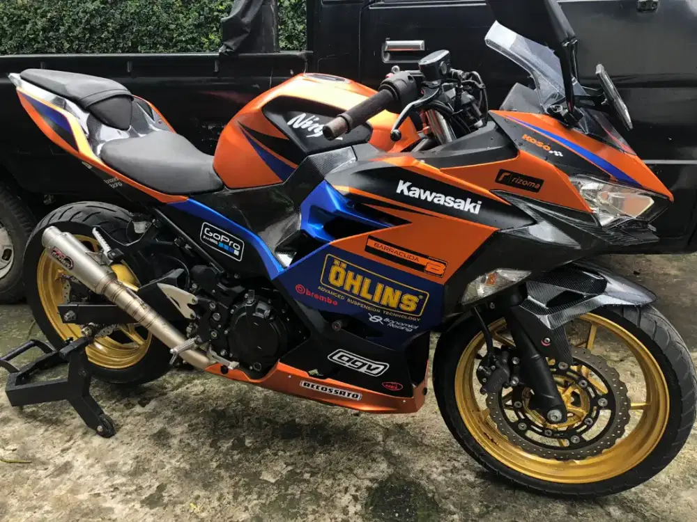 ninja 250 F1 2018 dua slinder full sriping