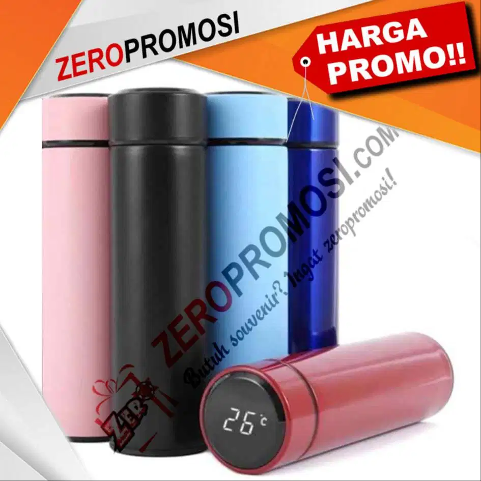 Custom Tumbler Termos LED Suhu Souvenir
