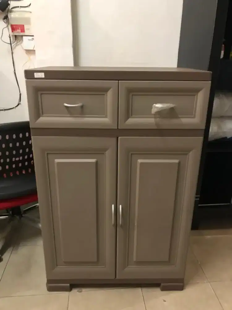 Lemari Baju Plastik / Baby Locker / Lemari Pakaian Plastik 2 Pintu 23