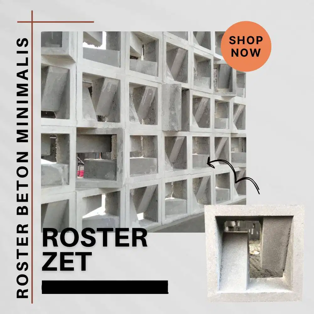 LOSTER / ROSTER BETON MINIMALIS BERKUALITAS