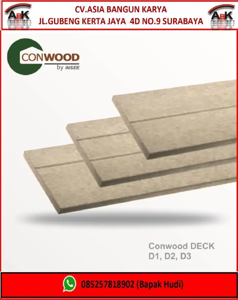 CONWOOD DECK FLOORING 12 + JASA PASANG HARGA BEDA