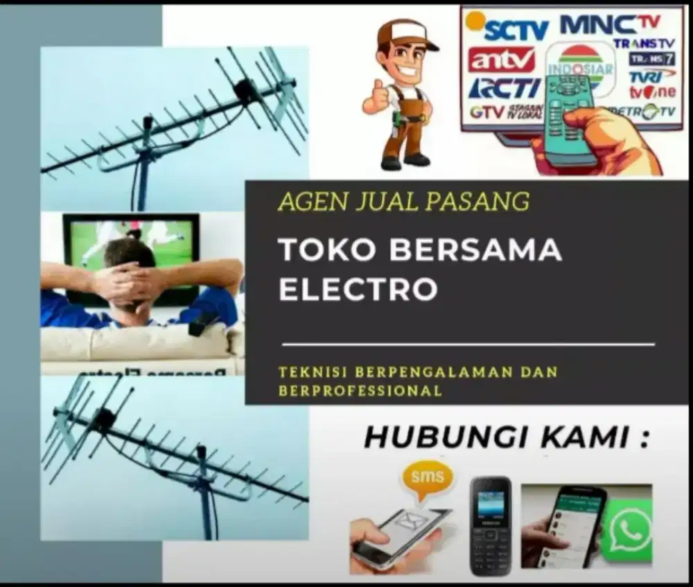 Pusat Pasang Baru Antena Tv Digital Outdoor Bergaransi