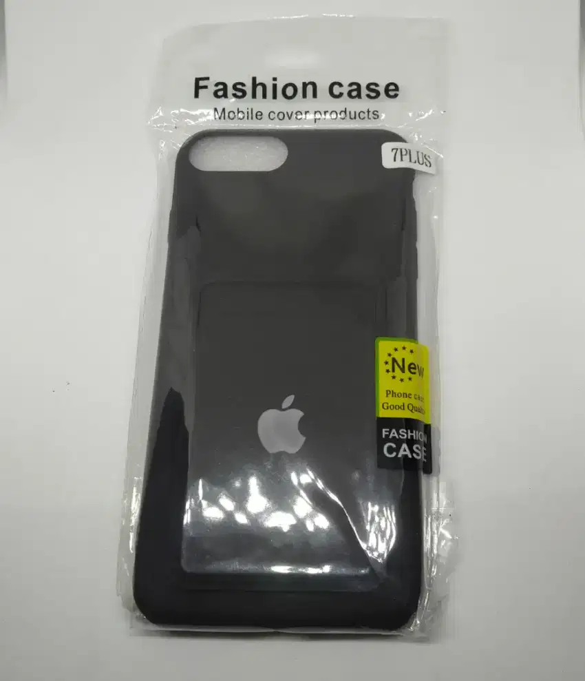 Soft case poket iphone 7 plus - hitam