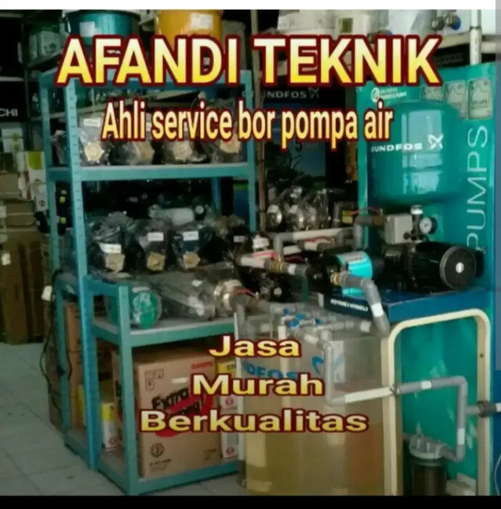 Jasa ahli tukang service mesin pompa air/pengeboran air jet pump