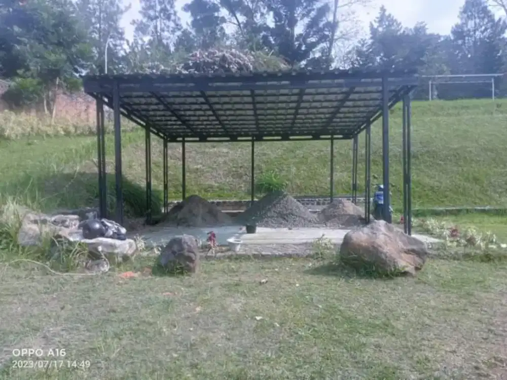 Kanopi baja ringan , kanopi galvalum , kanopi alderon UPVC, plafon PVC