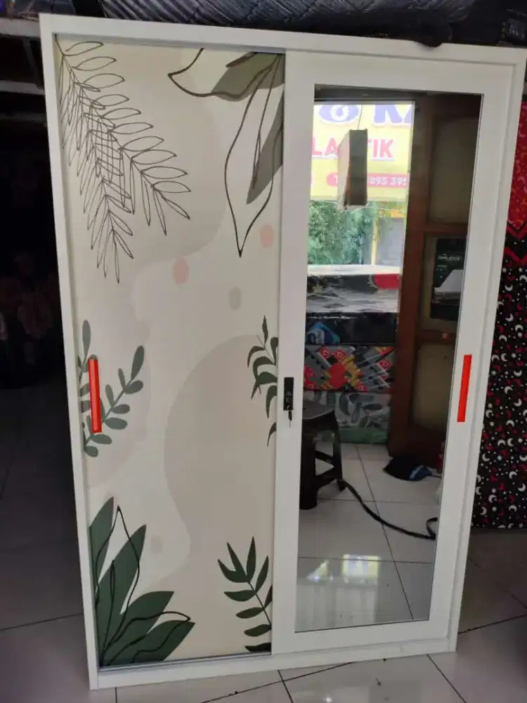 Lemari Besi 2pintu 120x50x180cm FREE ONGKIR