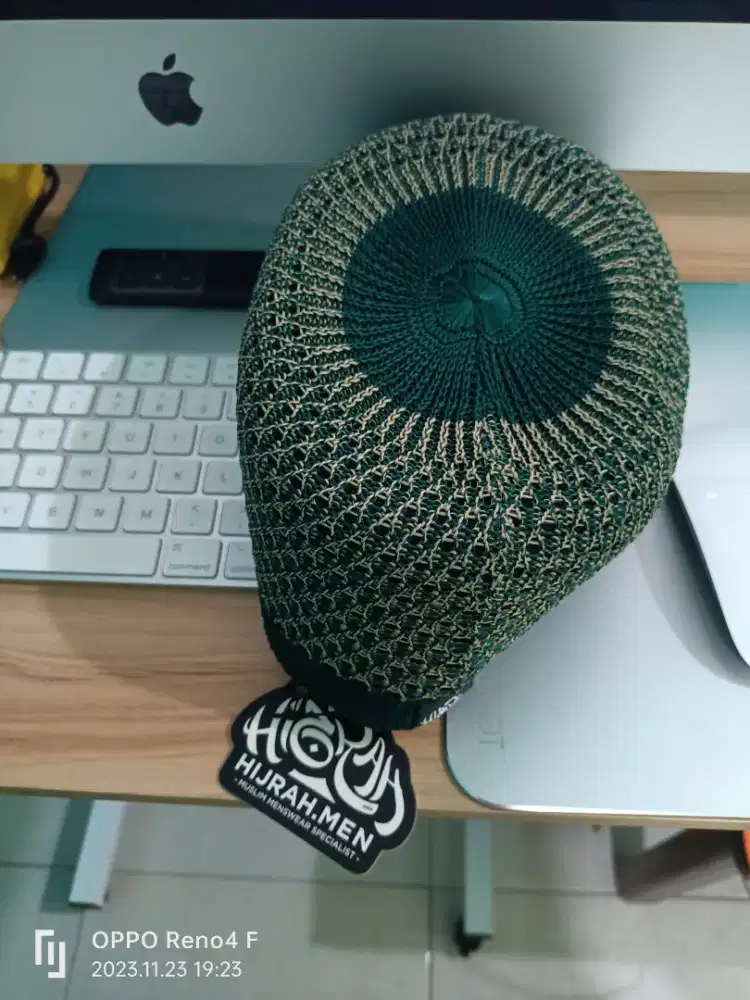 Peci Pria Premium Kekinian Warna Hijau Baru (New) Merk Hijrah Men.