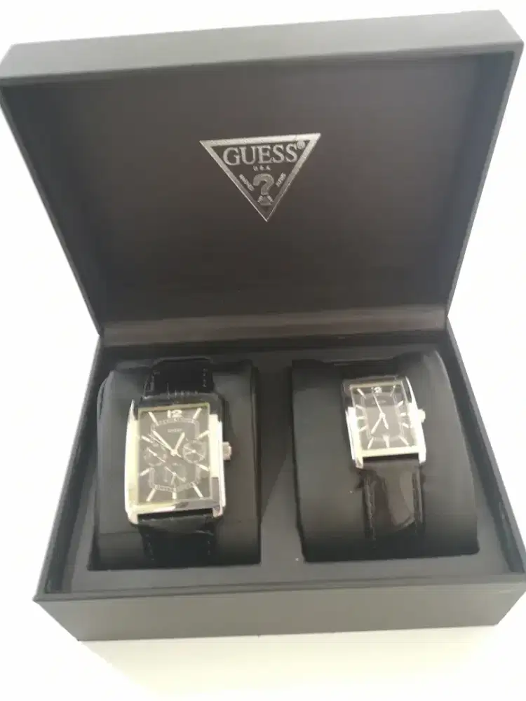 Jual Jam Tangan Guess satu Pasang Original