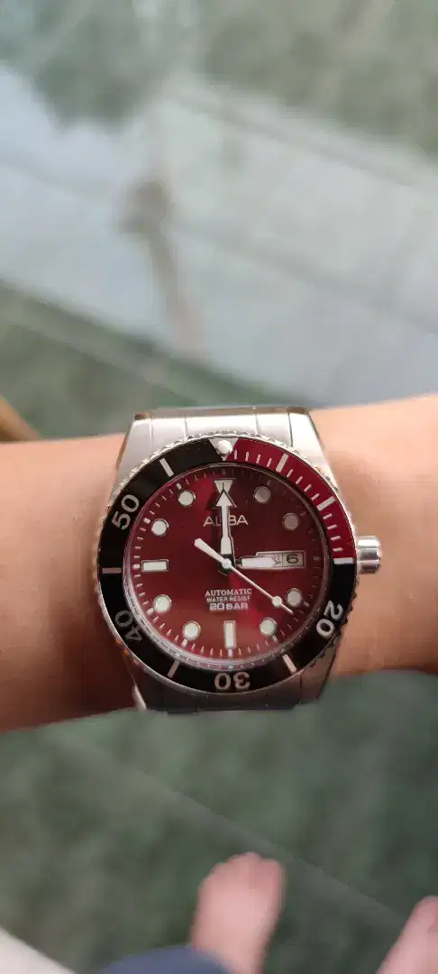 Alba mechanical AL4431X1 automatic men red