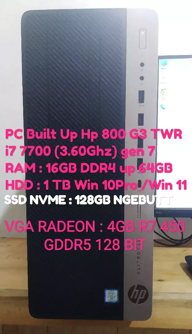 Pc game dan render i7 gen7