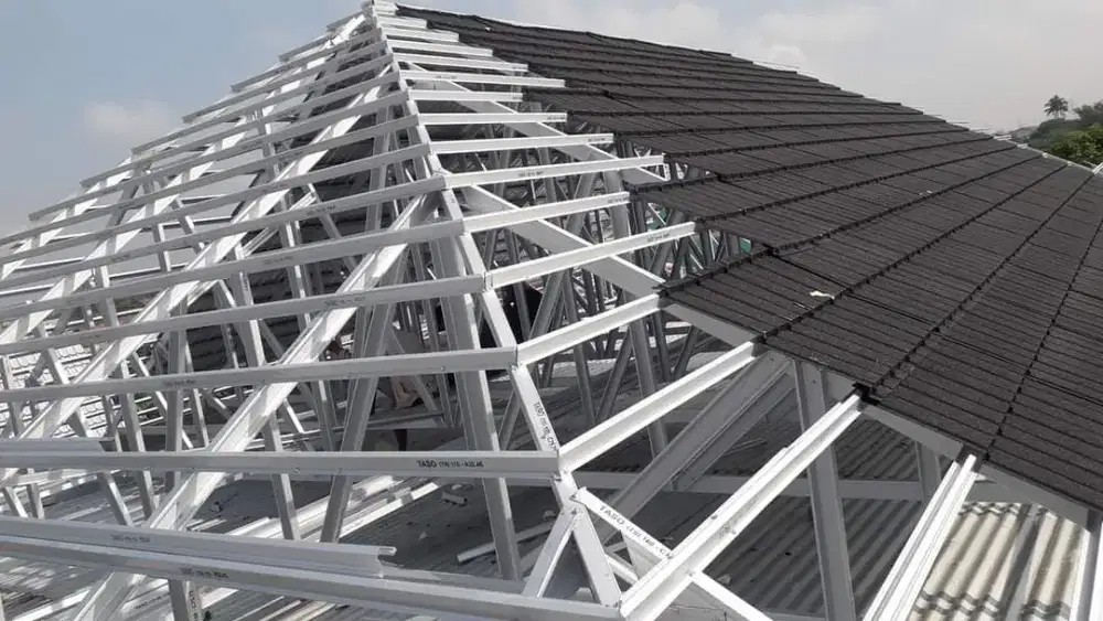 Bongkar atap lama ganti baja ringan (SNI) se-jabodetabek ?