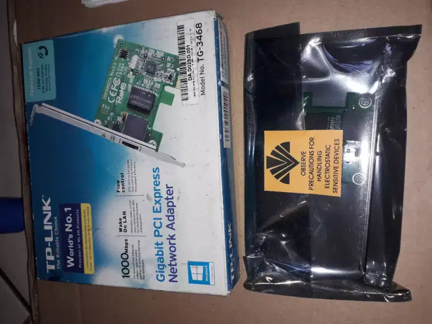 network adapter gigabit pci express tp link. TG 3468.nego