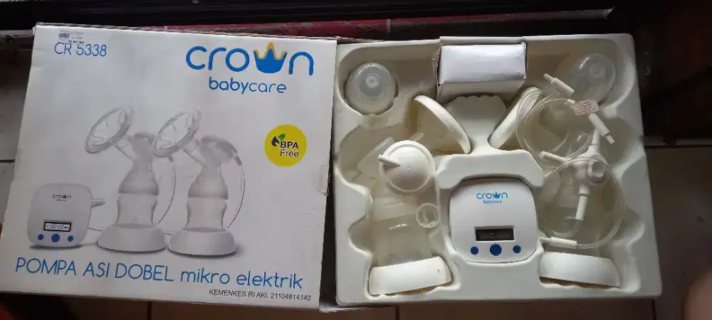 Pompa ASI dobel elektrik CROWN BABY CARE