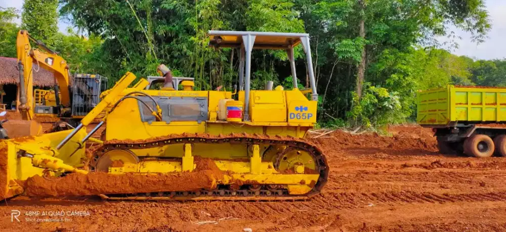 Cut and fil aspal jalan cor Paving hotmix turap beton land clearing