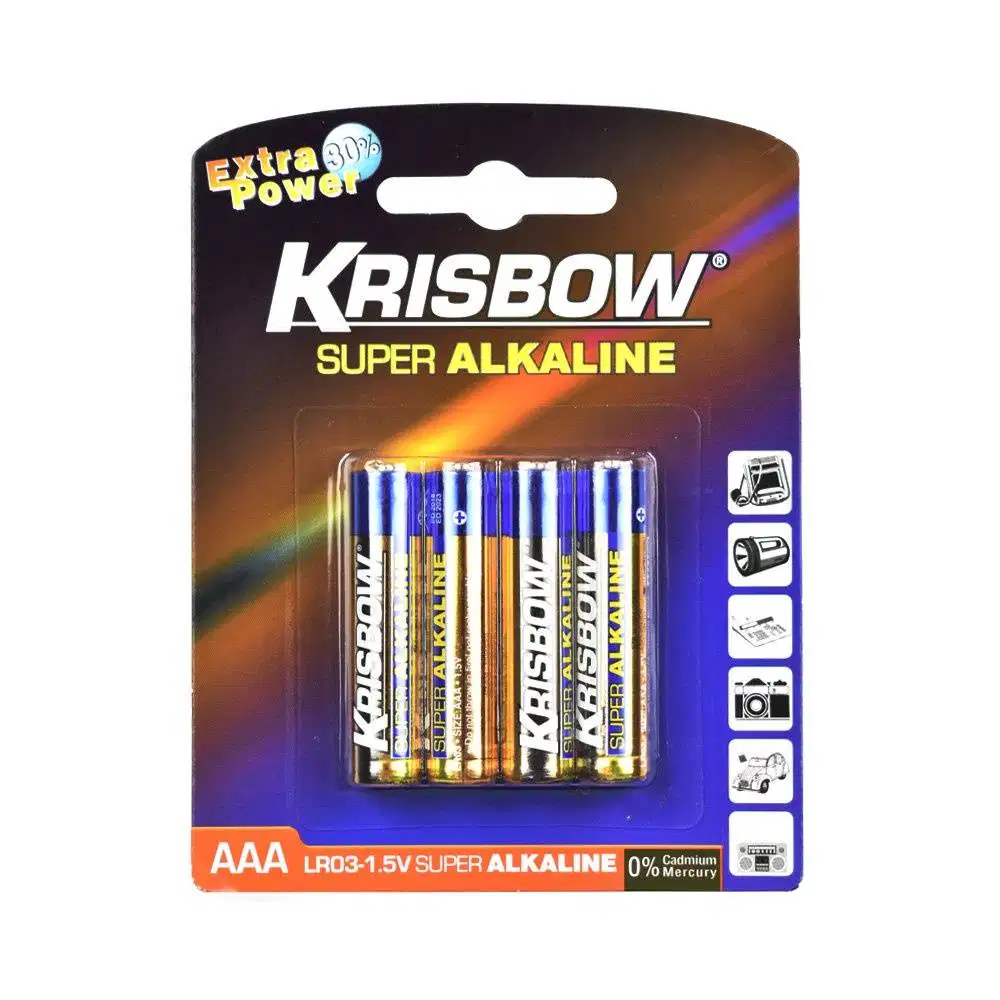 Baterai A3 Krisbow satu set isi 6