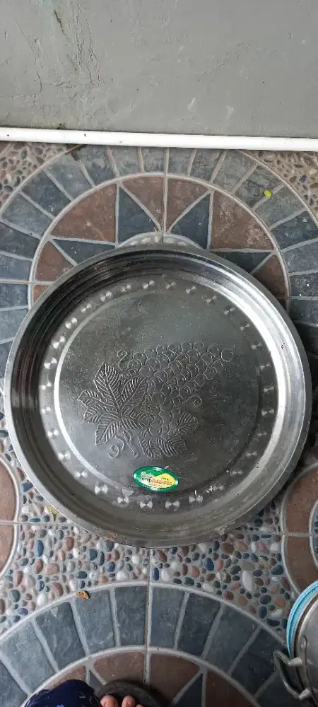 Nampan bulat 50cm bekas