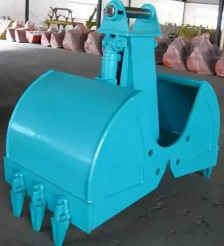 BUCKET CLAMSHELL HYDROULIC APLIKASI EXCAVATOR DAN CRANE SELLING