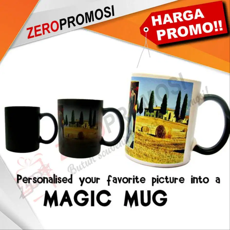 Cetak Gelas Unik Berubah Warna