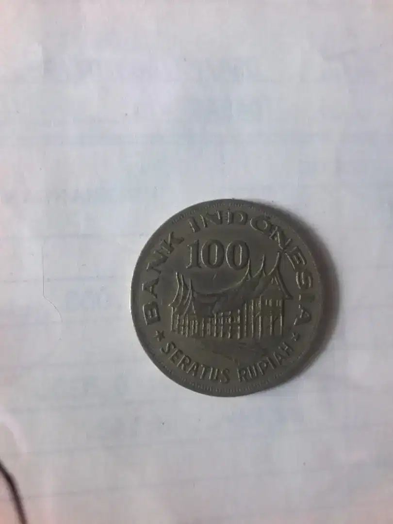 Jual koin jadul 100 rupiah simpenan.