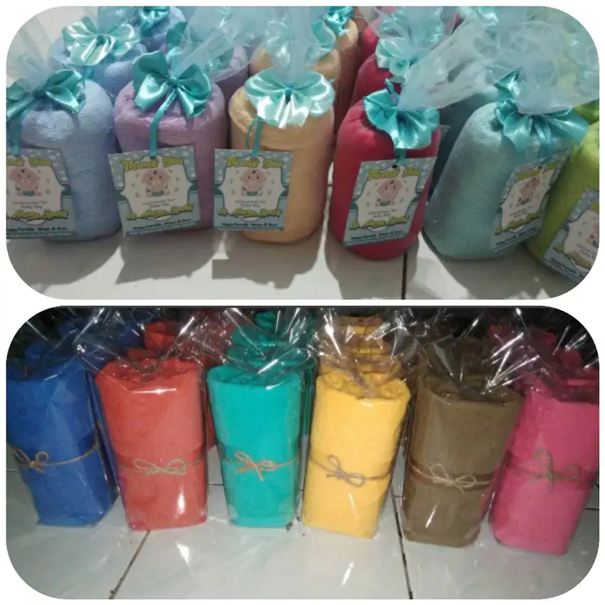 Handuk murah, handuk custom, suvenir handuk, suvenir bayi handuk