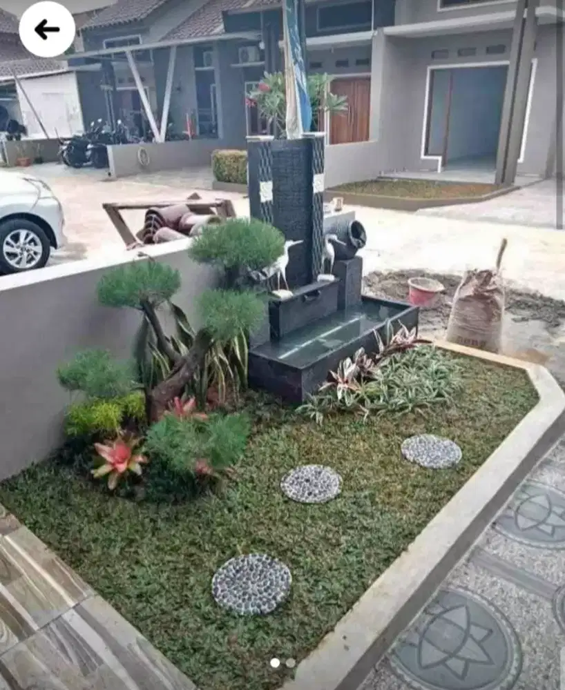 Tukang Taman mini malis pohon dan bikin taman